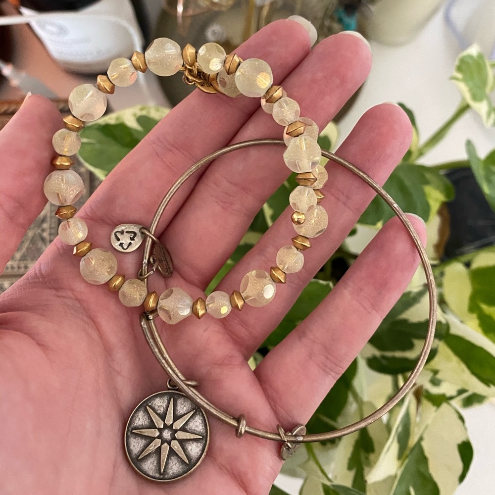 Alex and Ani stackable bracelets